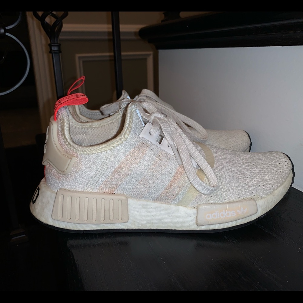 Adidas NMD r1 cream and orange